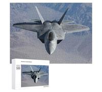 Rompecabezas para Adolescentes 500 PCS F22 Raptor Rompecabezas para Adultos Juegos Relajantes Decoración De Pared Actividades Divertidas En Casa 500 PCS