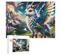 Rompecabezas para Adolescentes 500 PCS Fantasy Mythical Creature Artwork Rompecabezas para Adultos Juego Familiar Regalo De Cumpleaños Interacción Entre Padres E Hijos 500 PCS