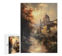 Rompecabezas para Adolescentes 500 PCS Florence Italy Art Rompecabezas para Adultos Juego De Ingenio Decoración Diversión En Casa Actividades, 500 PCS