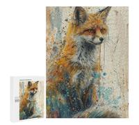 Rompecabezas para Adolescentes 500 PCS Fox of Colors Rompecabezas para Adolescentes Juguetes Antiestrés Mejora La Memoria 500 PCS