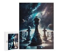 Rompecabezas para Adolescentes 500 PCS Galactic Chess Epic Rompecabezas para Adultos Juego Práctico Que Mejora La Memoria Actividades Divertidas En Casa 500 PCS