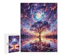 Rompecabezas para Adolescentes 500 PCS Galactic Glade Reflections Rompecabezas para Adultos Juegos Relajantes Decoración Perfecta Regalos De Cumpleaños Y Únicos 500 PCS