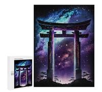 Rompecabezas para Adolescentes 500 PCS Galactic Torii Gateway Rompecabezas para Adultos Juego De Ingenio Alivia El Estrés Regalos Y Actividades Únicas para Cumpleaños 500 PCS