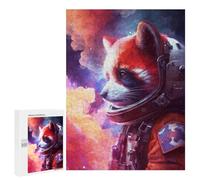 Rompecabezas para Adolescentes 500 PCS Galaxy Red Panda Rompecabezas para Adultos Juegos Relajantes Decoración Perfecta Regalos De Cumpleaños Y Únicos 500 PCS