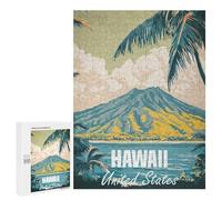 Rompecabezas para Adolescentes 500 PCS Hawaii Travel Rompecabezas Juguetes Antiestrés Corte De Precisión Interacción Entre Padres E Hijos 500 PCS