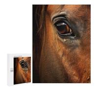 Rompecabezas para Adolescentes 500 PCS Horse Face Rompecabezas para Adultos Juegos Relajantes Decoración Actividades Divertidas En Casa 500 PCS