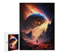 Rompecabezas para Adolescentes 500 PCS Interstellar Adventure Rompecabezas para Adultos Juegos Relajantes Pero Divertidos Y Humorísticos 500 PCS