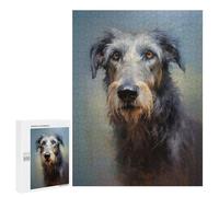 Rompecabezas para Adolescentes 500 PCS Irish Wolfhound Rompecabezas para Adolescentes Juguetes Antiestrés Mejora La Memoria 500 PCS