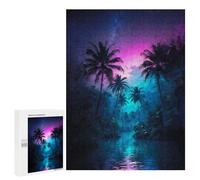 Rompecabezas para Adolescentes 500 PCS Island Sunset Serenade Rompecabezas para Adultos Juegos Relajantes Decoración Perfecta Regalos De Cumpleaños Y Únicos 500 PCS