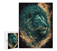Rompecabezas para Adolescentes 500 PCS Lion Fantasyland Rompecabezas para Adultos Juego Práctico Decoración De Pared Cumpleaños Y Navidad 500 PCS