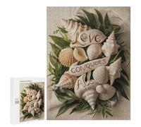 Rompecabezas para Adolescentes 500 PCS Love Conquers All Shells Rompecabezas para Adultos Juguetes DIY Arte De Pared Oferta como Regalos para Toda La Familia 500 PCS