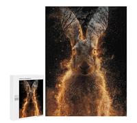 Rompecabezas para Adolescentes 500 PCS Magical Forest Rabbit -1 Rompecabezas para Adultos Actividades Familiares Interacción Entre Padres E Hijos Hermoso Juego De Diseño 500 PCS