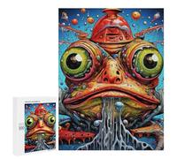 Rompecabezas para Adolescentes 500 PCS Melting Frog Fantasy Rompecabezas para Adultos Juego Práctico Que Mejora La Memoria Actividades Divertidas En Casa 500 PCS