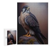 Rompecabezas para Adolescentes 500 PCS Merlin Falcon Oil Paint Rompecabezas Juguetes Antiestrés Corte De Precisión Interacción Entre Padres E Hijos 500 PCS
