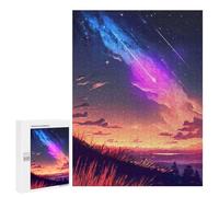 Rompecabezas para Adolescentes 500 PCS Meteor Showers Twilight Rompecabezas para Adultos Juego Familiar Decoración Desafiante De Completar 500 PCS