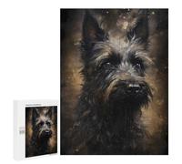 Rompecabezas para Adolescentes 500 PCS Miniature Schnauzer Dog Rompecabezas para Adultos Juegos Relajantes Decoración Actividades Divertidas En Casa 500 PCS
