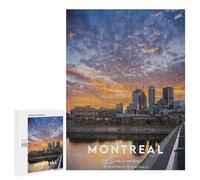 Rompecabezas para Adolescentes 500 PCS Montreal 1 Rompecabezas para Adultos Juego De Ingenio Decoración Diversión En Casa Actividades, 500 PCS