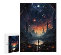 Rompecabezas para Adolescentes 500 PCS Mysterious Universe Rompecabezas para Adolescentes Juguetes Antiestrés Mejora La Memoria 500 PCS