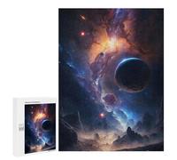 Rompecabezas para Adolescentes 500 PCS Mysterious Universe Rompecabezas para Adultos Juego Familiar Decoración Desafiante De Completar 500 PCS