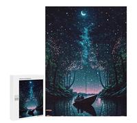 Rompecabezas para Adolescentes 500 PCS Natures Dreams at Night Rompecabezas para Adultos Juego De Ingenio Decoración del Hogar Regalos para Reducir El Estrés 500 PCS