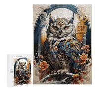 Rompecabezas para Adolescentes 500 PCS Owl Celestial Guardian Rompecabezas para Adultos Juego De Ingenio Decoración del Hogar Regalos para Reducir El Estrés 500 PCS