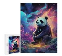 Rompecabezas para Adolescentes 500 PCS Panda in A Fantasy Forest -1 Rompecabezas para Adultos Juego Práctico Que Mejora La Memoria Actividades Divertidas En Casa 500 PCS