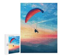 Rompecabezas para Adolescentes 500 PCS Paragliding Skydiving Rompecabezas Juguetes Antiestrés Corte De Precisión Interacción Entre Padres E Hijos 500 PCS
