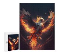 Rompecabezas para Adolescentes 500 PCS Phoenix Mythology EVO Bird Rompecabezas para Adultos Juguetes Antiestrés para La Diversión Familiar Interacción Entre Padres E Hijos 500 PCS