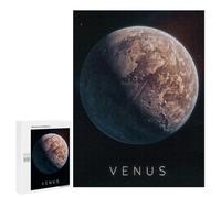 Rompecabezas para Adolescentes 500 PCS Planet Venus in Space Rompecabezas para Adultos Juego Familiar Decoración Desafiante De Completar 500 PCS
