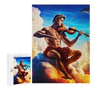 Rompecabezas para Adolescentes 500 PCS Play The Violin Rompecabezas para Adultos Juguetes Antiestrés para La Diversión Familiar Interacción Entre Padres E Hijos 500 PCS