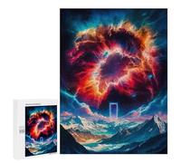 Rompecabezas para Adolescentes 500 PCS Portal Blue Rompecabezas para Adultos Juegos Relajantes Decoración Perfecta Regalos De Cumpleaños Y Únicos 500 PCS