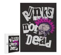 Rompecabezas para Adolescentes 500 PCS Punks Not Dead Rompecabezas para Adolescentes Juegos Relajantes Regalos para Mujeres Actividades Divertidas En Casa 500 PCS