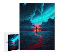 Rompecabezas para Adolescentes 500 PCS Red Sun Antarctica Rompecabezas para Adolescentes Juguetes Antiestrés Mejora La Memoria 500 PCS