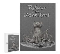 Rompecabezas para Adolescentes 500 PCS Release The Meowken Rompecabezas para Adultos Juegos Relajantes Pero Divertidos Y Humorísticos 500 PCS