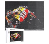 Rompecabezas para Adolescentes 500 PCS Rider 93 Speed and Precision on Two Wheels Rompecabezas para Adultos Juego Familiar Regalo De Cumpleaños Interacción Entre Padres E Hijos 500 PCS