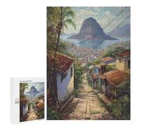 Rompecabezas para Adolescentes 500 PCS Rio De Janeiro Beauty Rompecabezas para Adultos Juegos Divertidos Análisis Y Lógica Interacción Entre Padres E Hijos 500 PCS