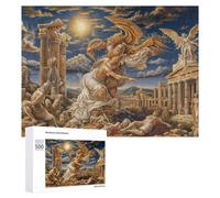 Rompecabezas para Adolescentes 500 PCS Rompecabezas Ancient Greek Mythology Art Rompecabezas para Adultos Juguetes Antiestrés Desafío Difícil Cumpleaños