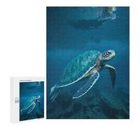 Rompecabezas para Adolescentes 500 PCS Rompecabezas Large Sea Turtle Rompecabezas para Adultos Juego Familiar Una Obra De Arte para Cumpleaños, Navidad 500 PCS