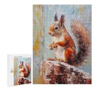 Rompecabezas para Adolescentes 500 PCS Rompecabezas Palette Squirrel Painting Rompecabezas para Adultos Juego De Ingenio Regalos para Mujeres para Cumpleaños, Navidad 500 PCS
