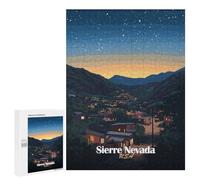 Rompecabezas para Adolescentes 500 PCS Rompecabezas Sierra Nevada Night Sky Rompecabezas para Adultos Juguetes Antiestrés Análisis Y Lógica para Cumpleaños, Navidad 500 PCS