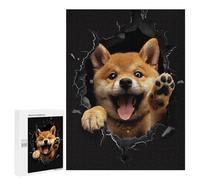 Rompecabezas para Adolescentes 500 PCS Shiba Inu Rompecabezas Juegos Relajantes Decoración del Hogar Regalos Y Cumpleaños Únicos 500 PCS