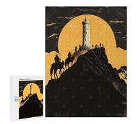 Rompecabezas para Adolescentes 500 PCS Silhouettes at The Tower Rompecabezas para Adolescentes Juegos Relajantes Regalos para Mujeres Actividades Divertidas En Casa 500 PCS