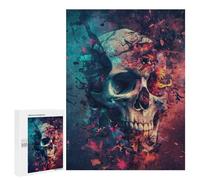 Rompecabezas para Adolescentes 500 PCS Skull Fantasy Rompecabezas para Adultos Juegos Relajantes Decoración Perfecta Regalos De Cumpleaños Y Únicos 500 PCS