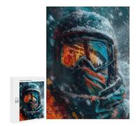 Rompecabezas para Adolescentes 500 PCS Snow Storm Skier Close Up Rompecabezas para Adultos Juego De Ingenio Decoración del Hogar Regalos para Reducir El Estrés 500 PCS