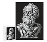 Rompecabezas para Adolescentes 500 PCS Socrates Philosopher Bust Rompecabezas para Adultos Juegos Relajantes Pero Divertidos Y Humorísticos 500 PCS