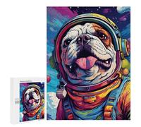 Rompecabezas para Adolescentes 500 PCS Space Dog Adventure-44 Rompecabezas para Adolescentes Juego Familiar Decoración De Pared Interacción Entre Padres E Hijos 500 PCS
