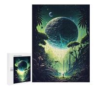 Rompecabezas para Adolescentes 500 PCS Space Mystic Forest Rompecabezas para Adolescentes Juguetes Antiestrés Mejora La Memoria 500 PCS