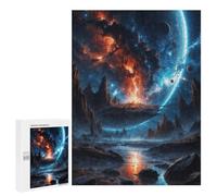 Rompecabezas para Adolescentes 500 PCS The Collision of Two World Rompecabezas para Adultos Juego De Ingenio Decoración del Hogar Regalos para Reducir El Estrés 500 PCS