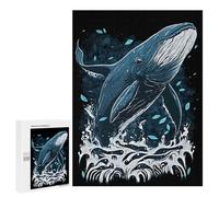 Rompecabezas para Adolescentes 500 PCS The Majesty of The Ocean Rompecabezas Juguetes Antiestrés Corte De Precisión Interacción Entre Padres E Hijos 500 PCS