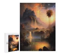 Rompecabezas para Adolescentes 500 PCS The Mountain Oasis Rompecabezas para Adultos Juguetes Antiestrés para La Diversión Familiar Interacción Entre Padres E Hijos 500 PCS